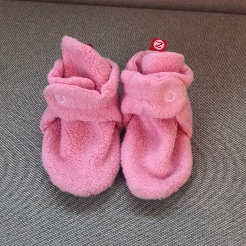 Baby Girl Zutano booties
